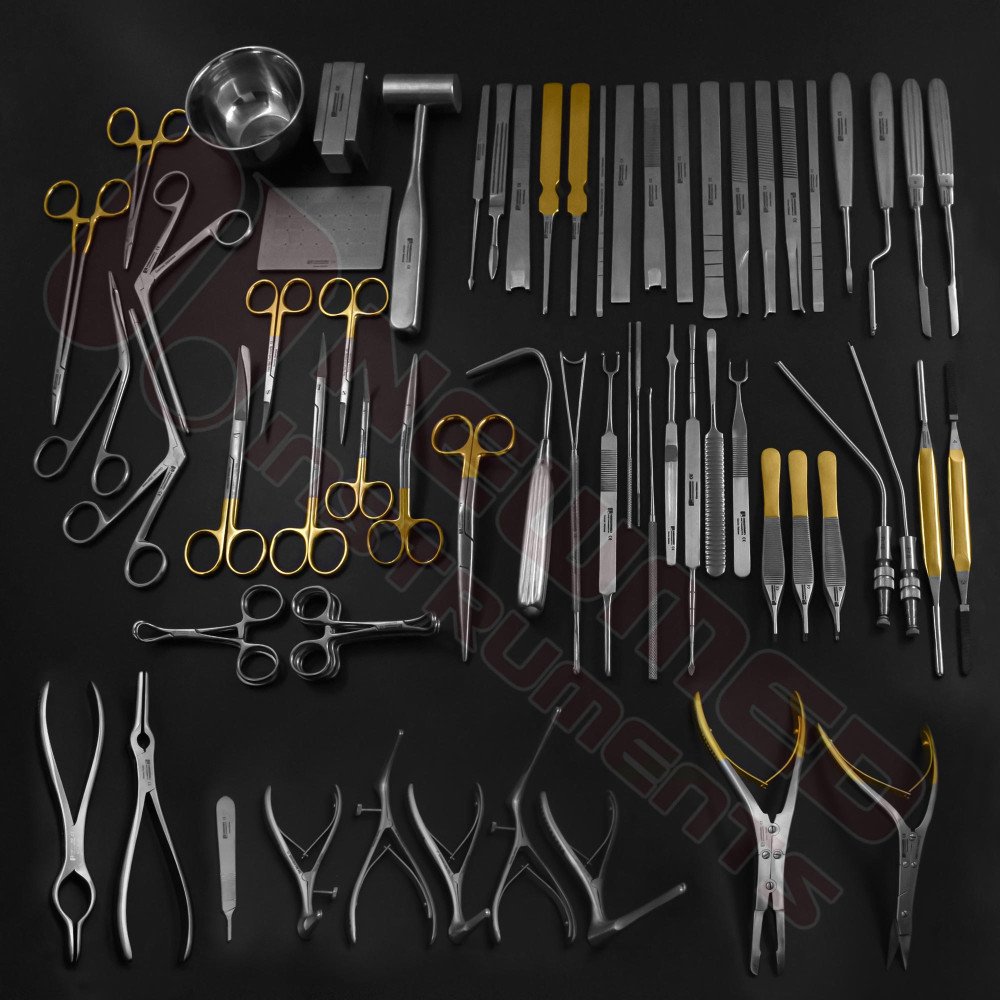 Complete Rhinoplasty Instruments Set of 69 Pcs ( Nose Job Surgery Kit )