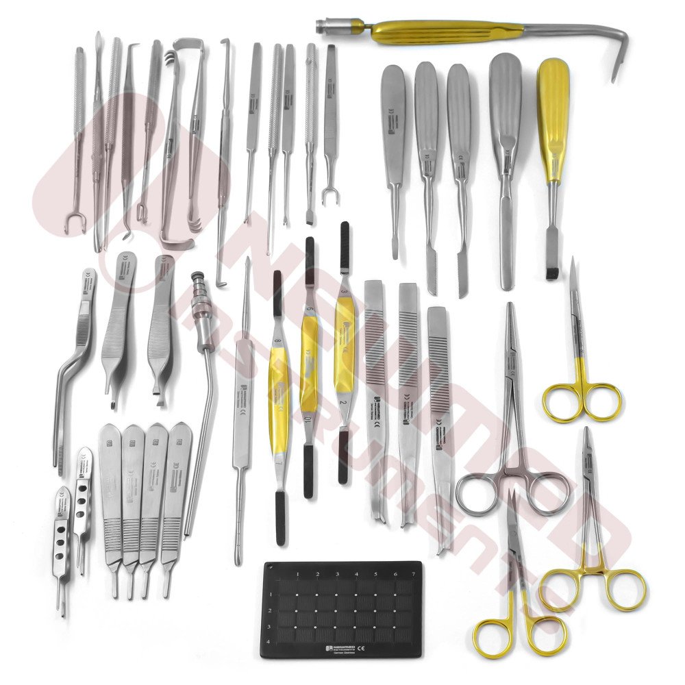 Silver Rhinoplasty Instruments Set