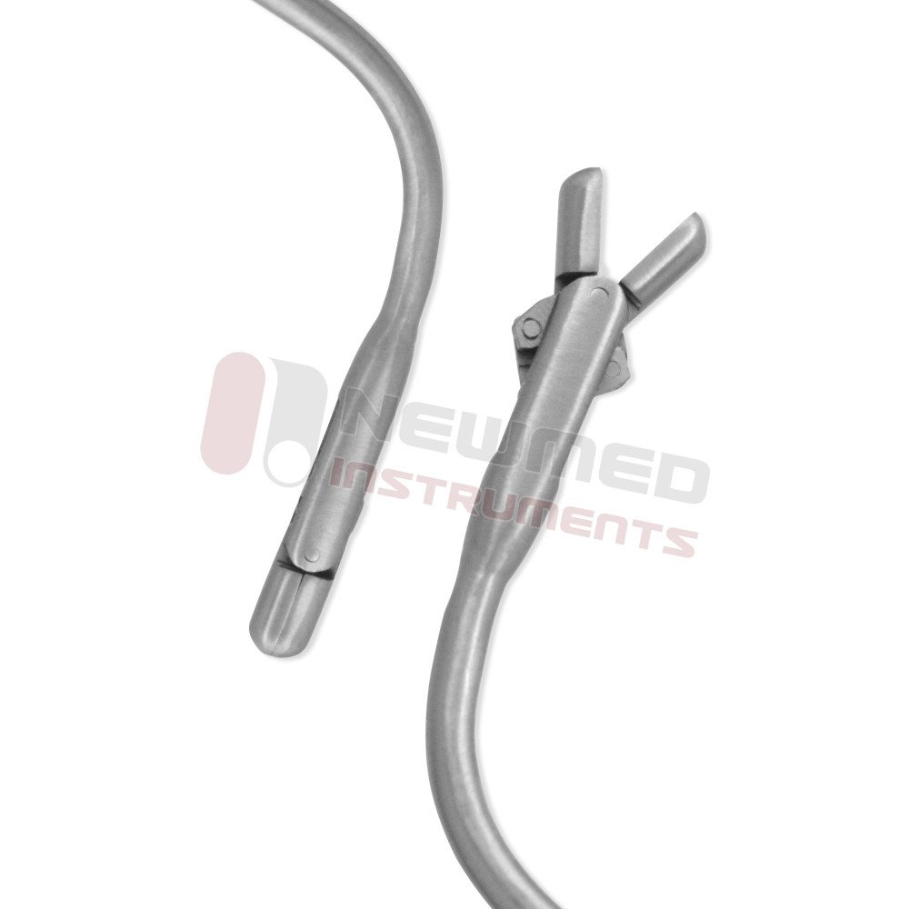 Sinus Giraffe Forceps, Double Action, Cupped, With Suction