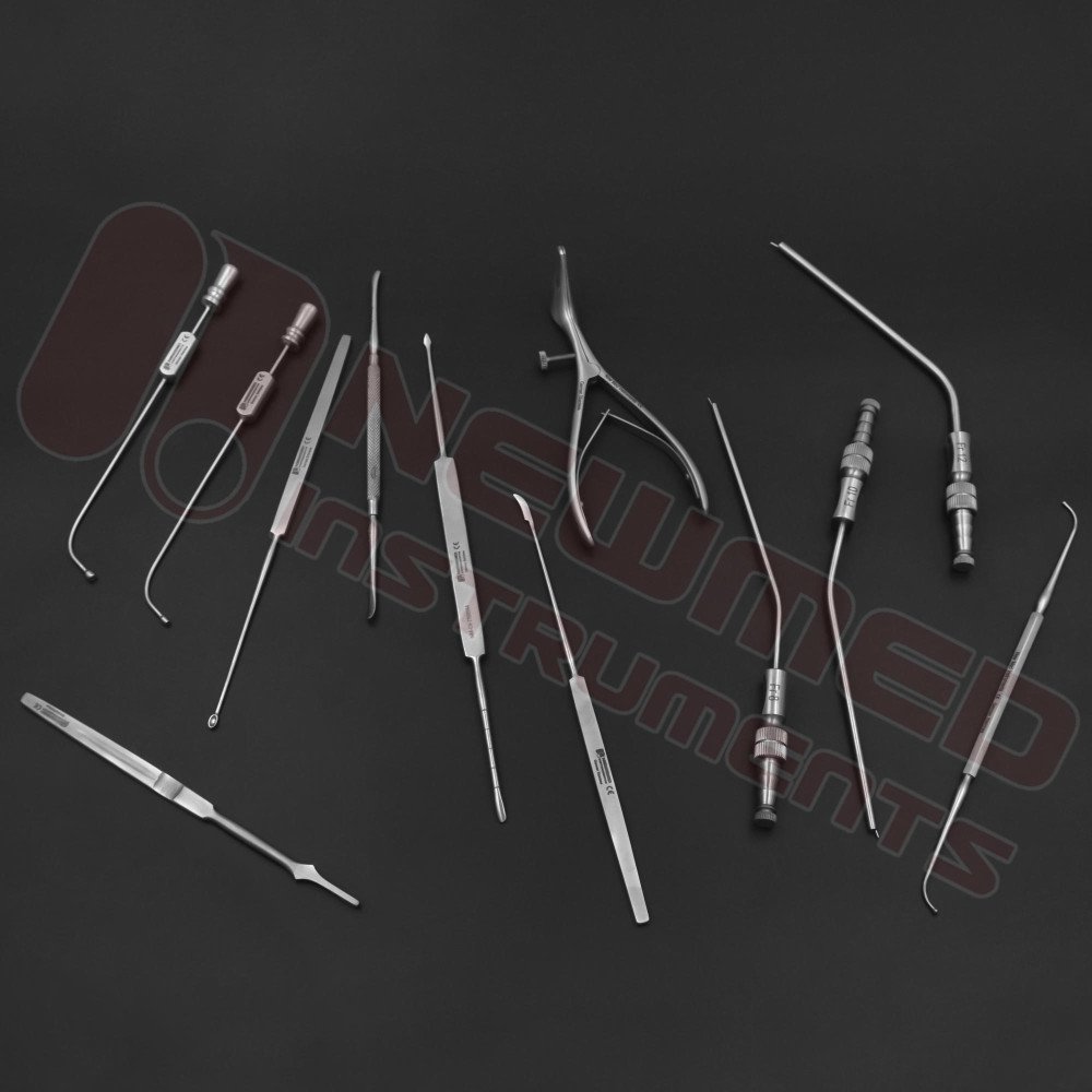 Fess Instruments Set, Complete Set of Endoscopic Sinus Surgery Instruments