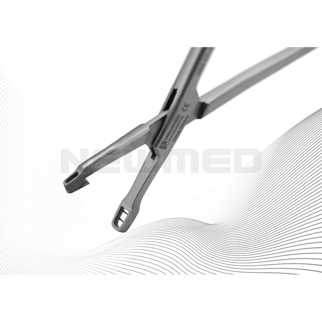 SCHUBERT Style Uterine Biopsy Forceps 11 ANG - Gynecological Surgical Instrument