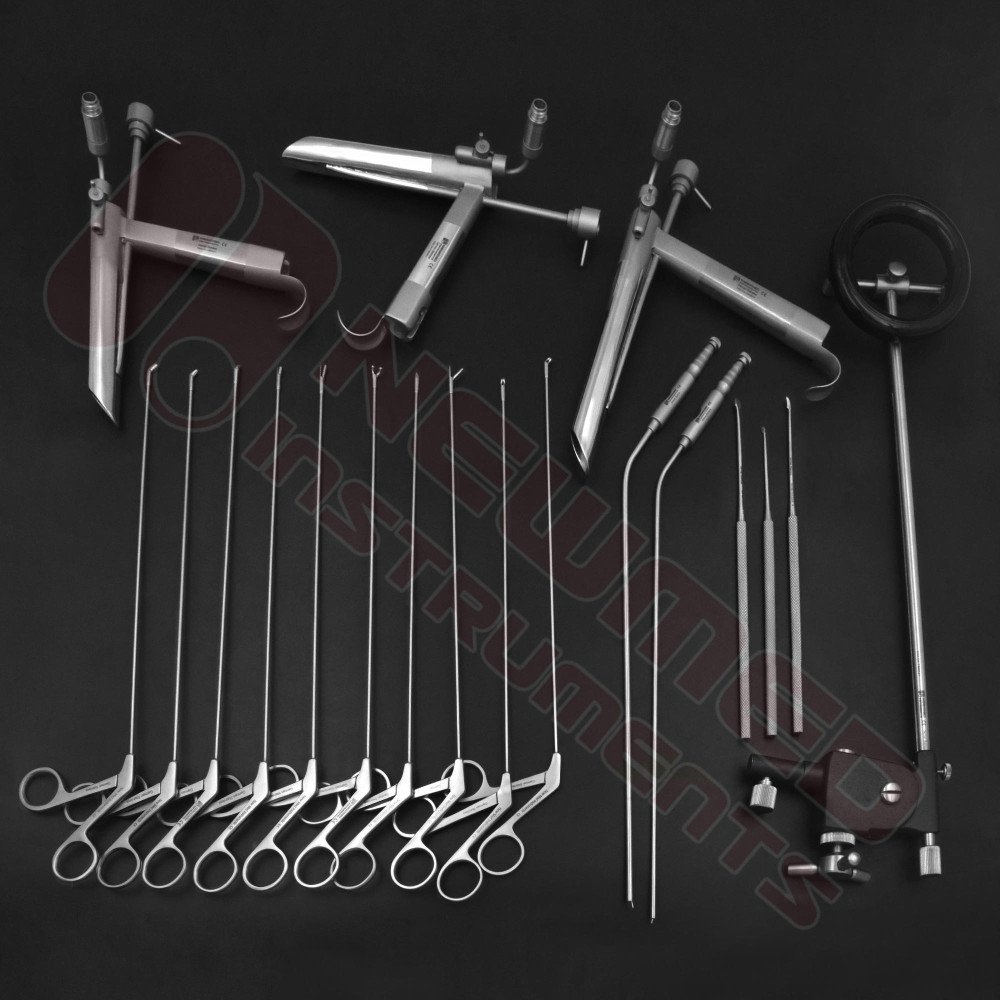 Micro Laryngeal Surgery Instruments Set - Direct Laryngoscopy