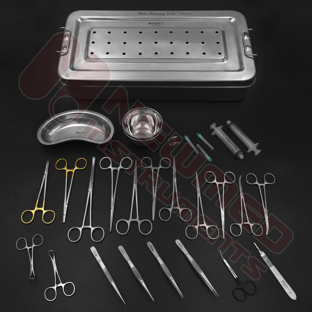 Skin Biopsy Instruments Set