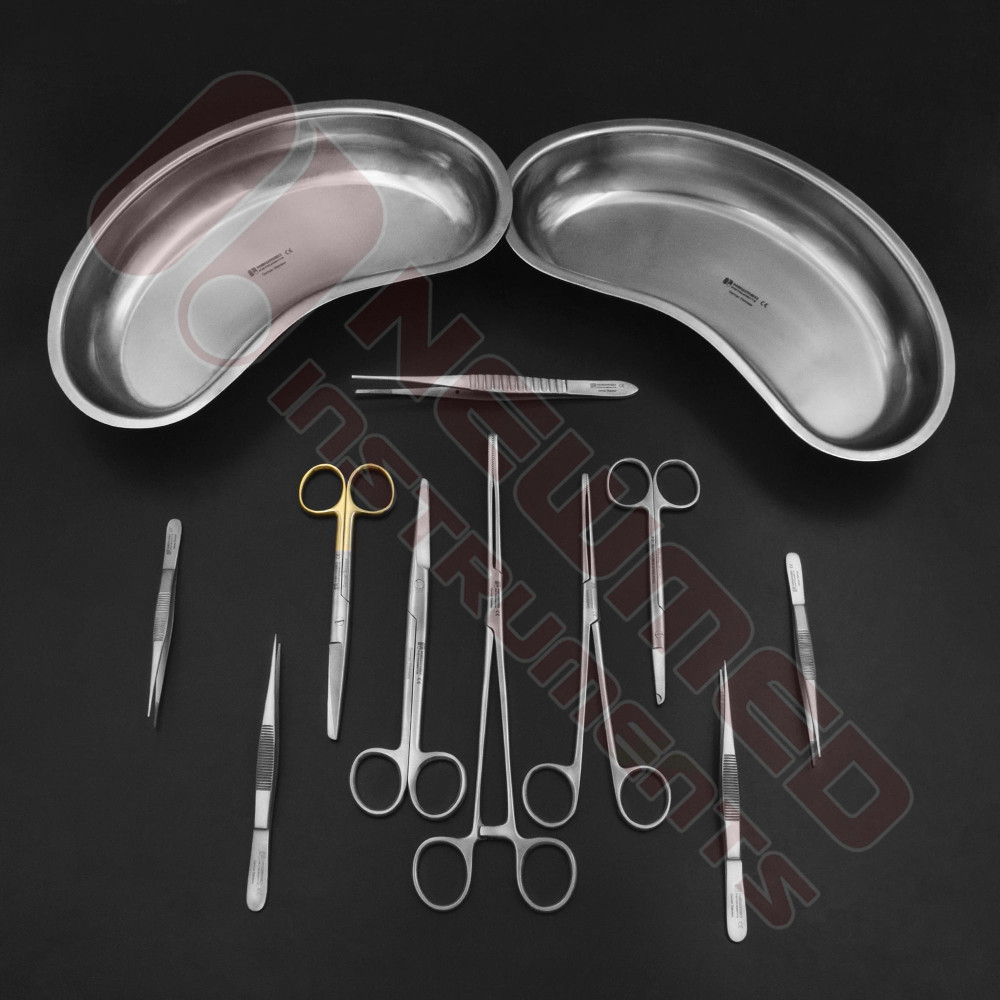 Hollow ware Instruments set treatment
