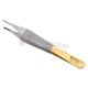 Adson-Brown Tissue Forceps - Tungsten Carbide Serrated 7x7 Teeth