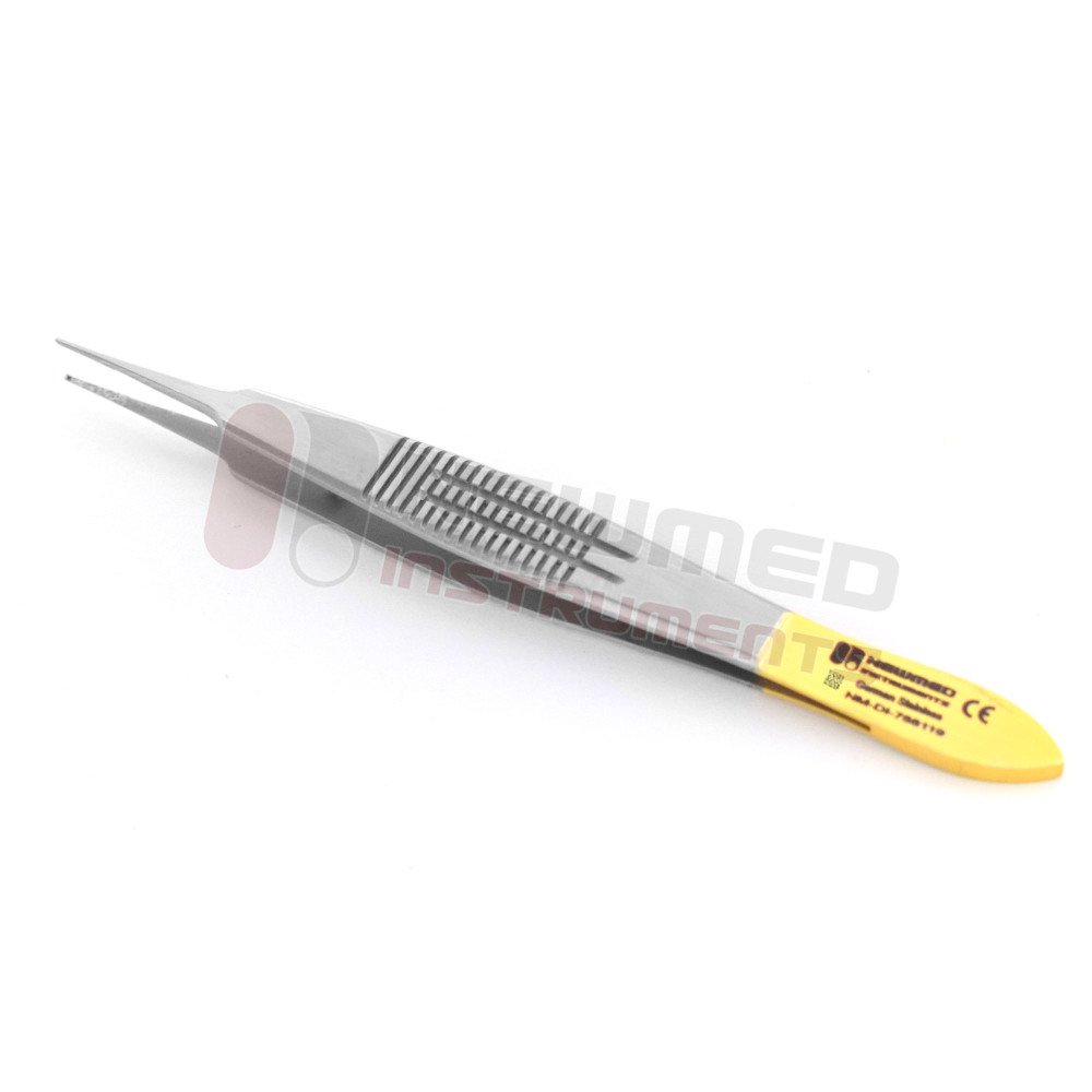 Castroviejo suturing forceps - Tungsten Carbide 1x2 Teeth