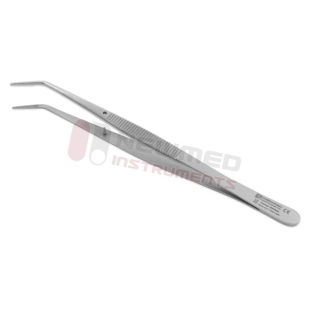 College Pliers Forceps #317 - Serrated Angled Jaws