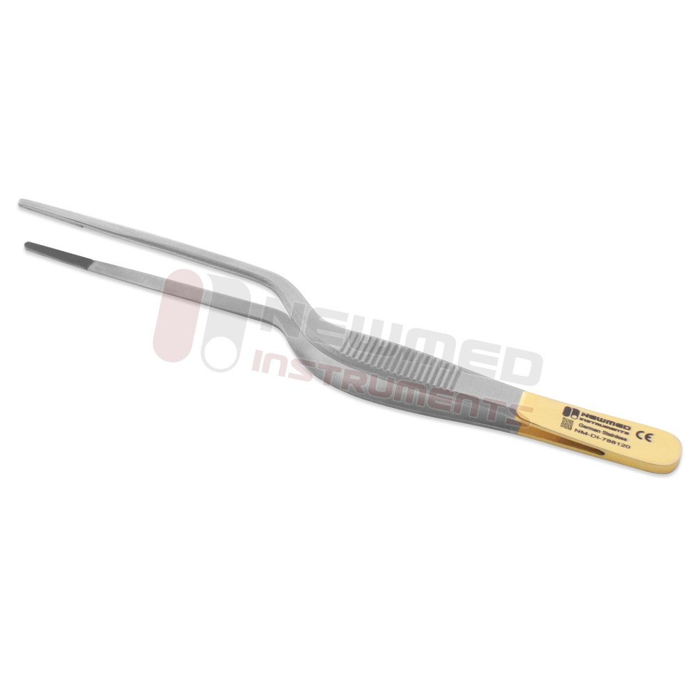 Cushing Bayonet Dressing Forceps - Tungsten Carbide