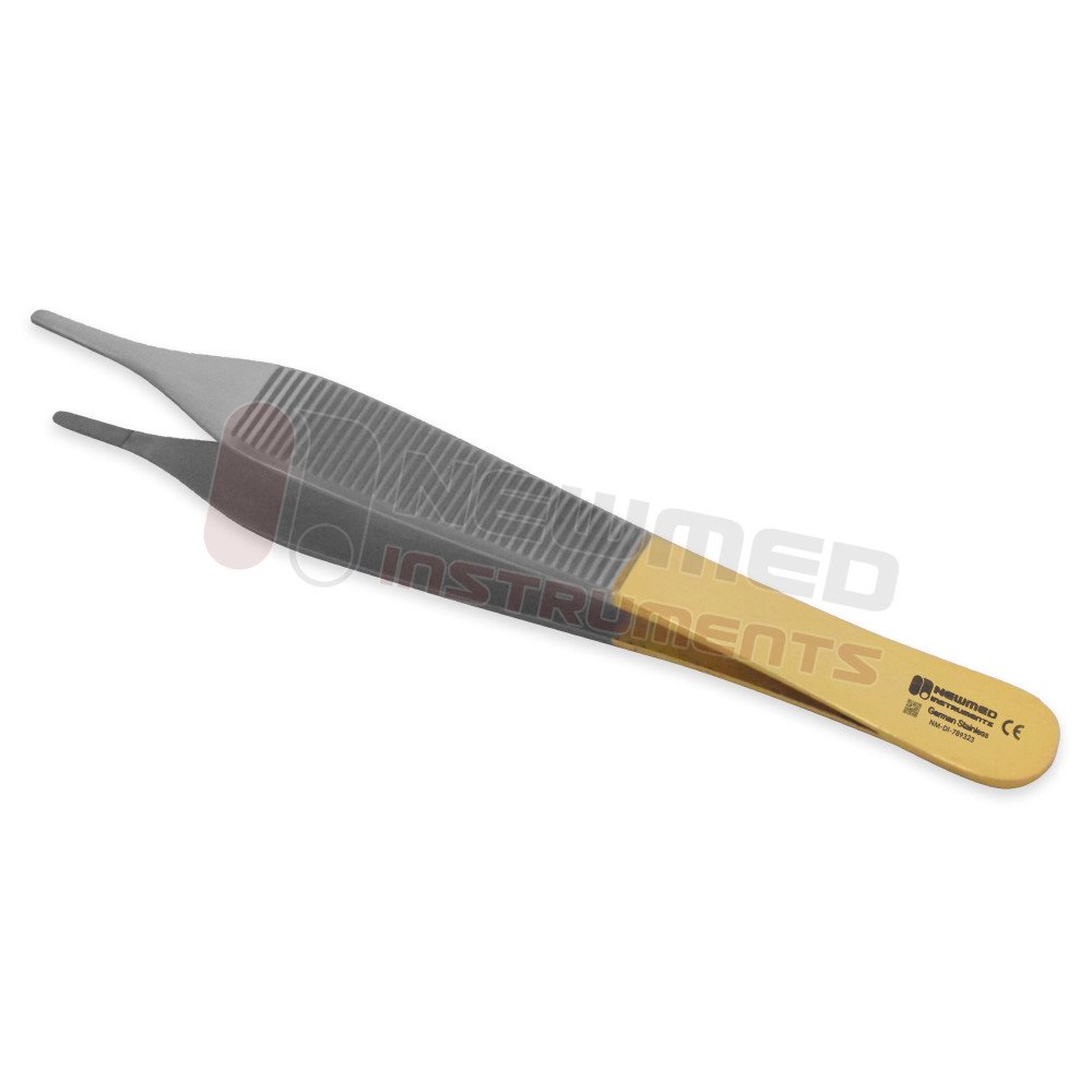 Adson Forceps with Delicate Smooth Jaw - Tungsten Carbide