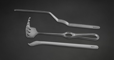 Produktbild von 4er Set Hohmann Knochenhebel – Retraktor Haken, Bone Chisel, Für Chirurgie, Pakistan