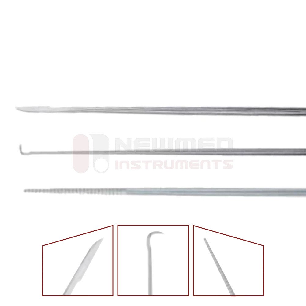 Micro Laryngeal Knives Set of 1 Pick, 1 Swab Holder, and 1 Straight Knife