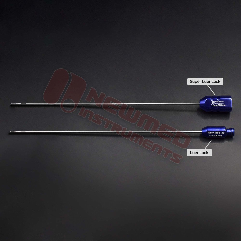 Cobra liposuction cannula - Two side openings with tapered tip