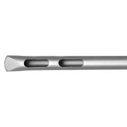 Canule à pointe spatule avec double port - Luer Lock Canule à pointe spatule avec double port - Luer Lock