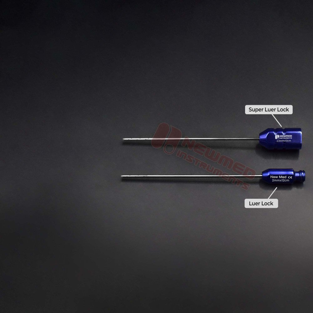 Tumescent Infiltration Cannula With 12 Spiral Holes