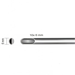 Liposuction Kanül ucu, bir adet merkezi delikli 6x10mm Güç Saplı Liposuction Kanül ucu, bir adet merkezi delikli 6x10mm Güç Saplı