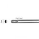 Liposuction Cannula tip with hold one central hole 6x10mm w/ Power Handle