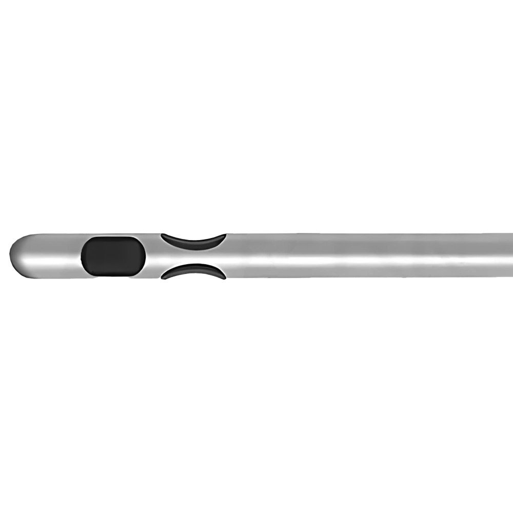 Liposuction Cannula with one lateral and two central hole - Nouvag Threaded hub