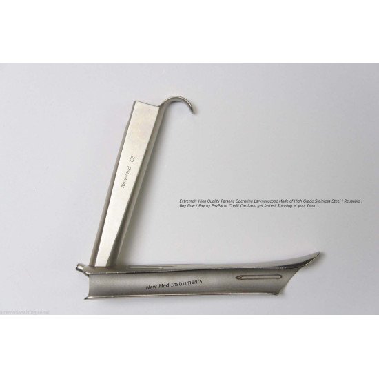 New-Med Parsons Operating Laryngoscope, Stainless Steel