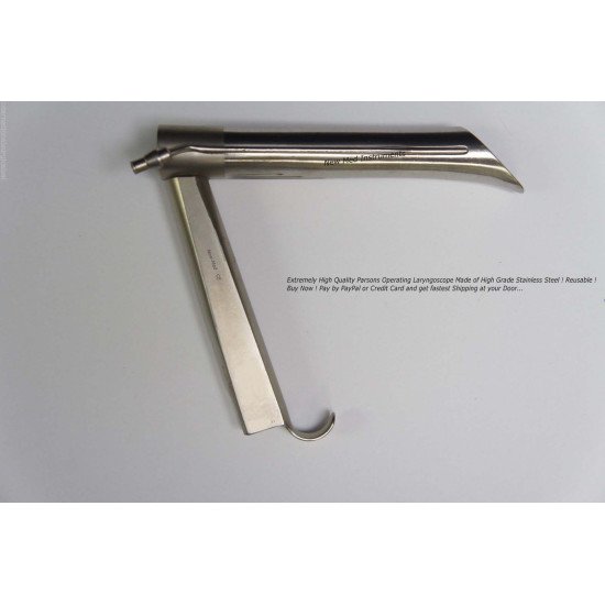 New-Med Parsons Operating Laryngoscope, Stainless Steel