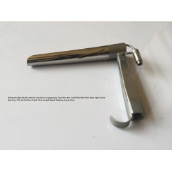Anterior Commissure Laryngoscope With Fiber Optic Carrier Adult size Anterior Commissure Laryngoscope With Fiber Optic Carrier Adult size