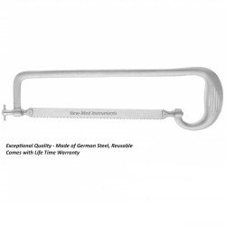 Rost-Amputationssäge, 42 cm Gesamtlänge, Edelstahl Rost-Amputationssäge, 42 cm Gesamtlänge, Edelstahl