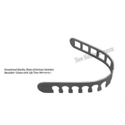 Hanna Dil Bastırıcı, 18 mm kavisli, Paslanmaz Çelik Hanna Dil Bastırıcı, 18 mm kavisli, Paslanmaz Çelik