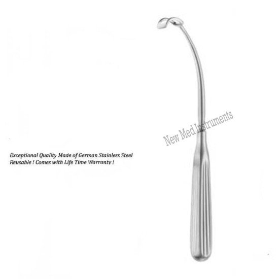 Shambaugh adenoid curette-curved backwards, Stainless Steel 