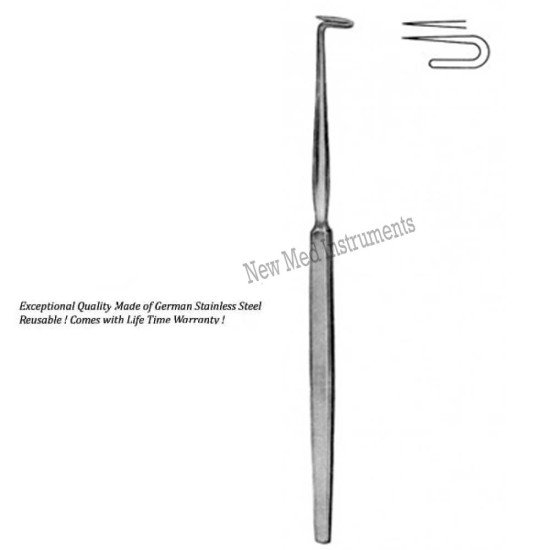 Bose tracheal hook, Stainless Steel