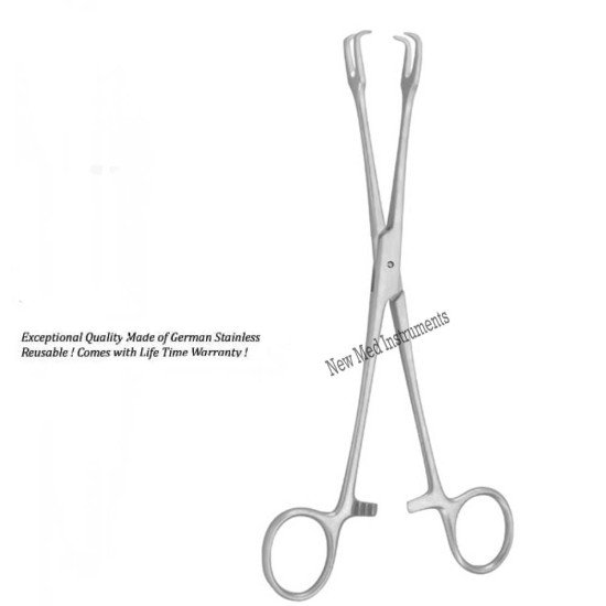 Museux Tonsil Grasping Forcep 20 cm - 8 inches,Stainless Steel 