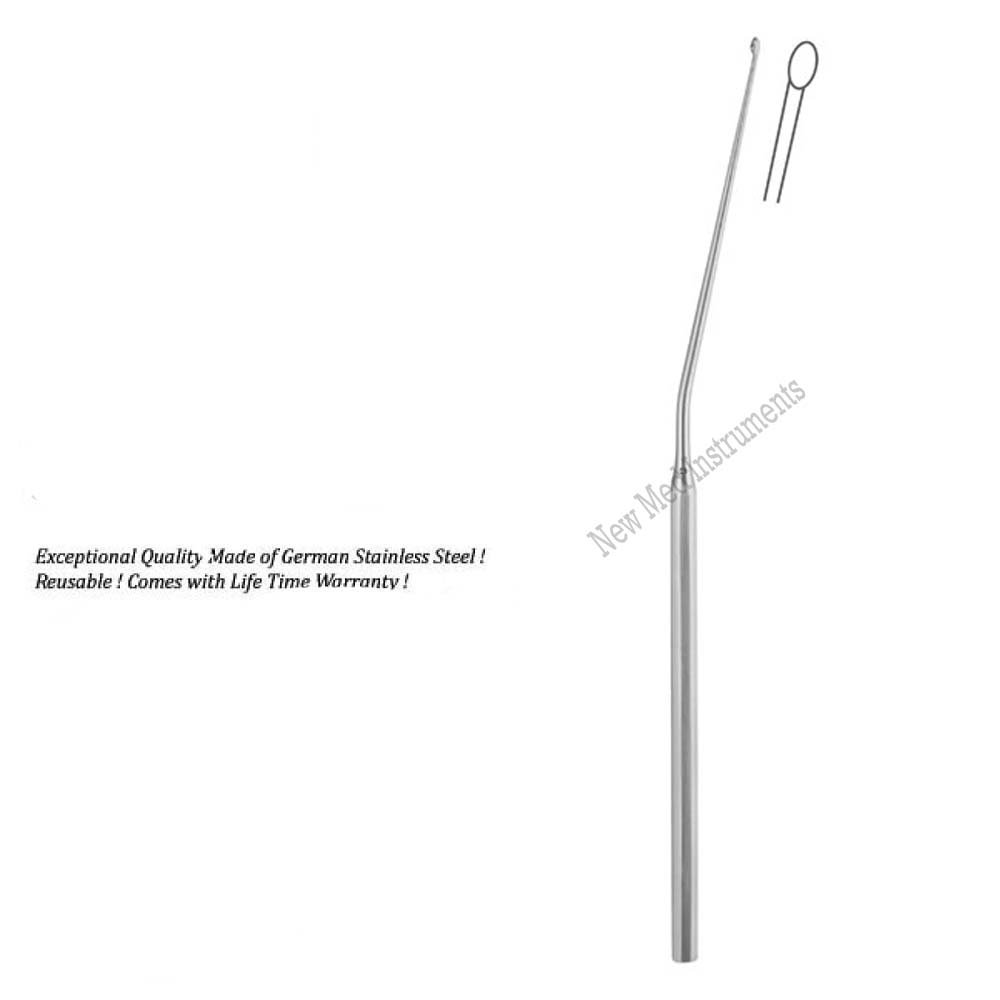 Shea Micro Ear Curette 14.5 cm  5 3/4 Inches Cup Size 1.5mm , Stainless Steel 