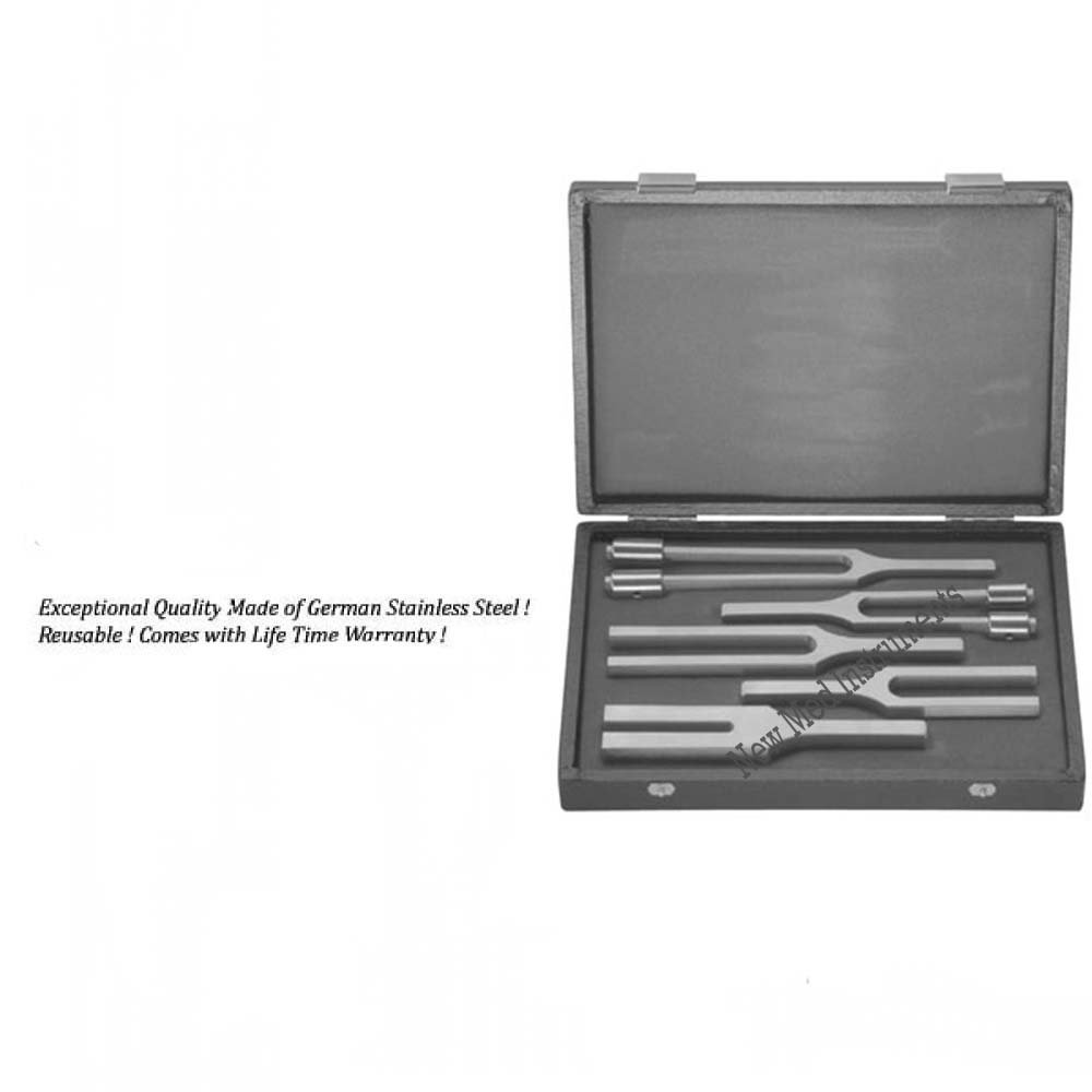 Hartmann Tuning Forks Set of 5, Stainless Steel 