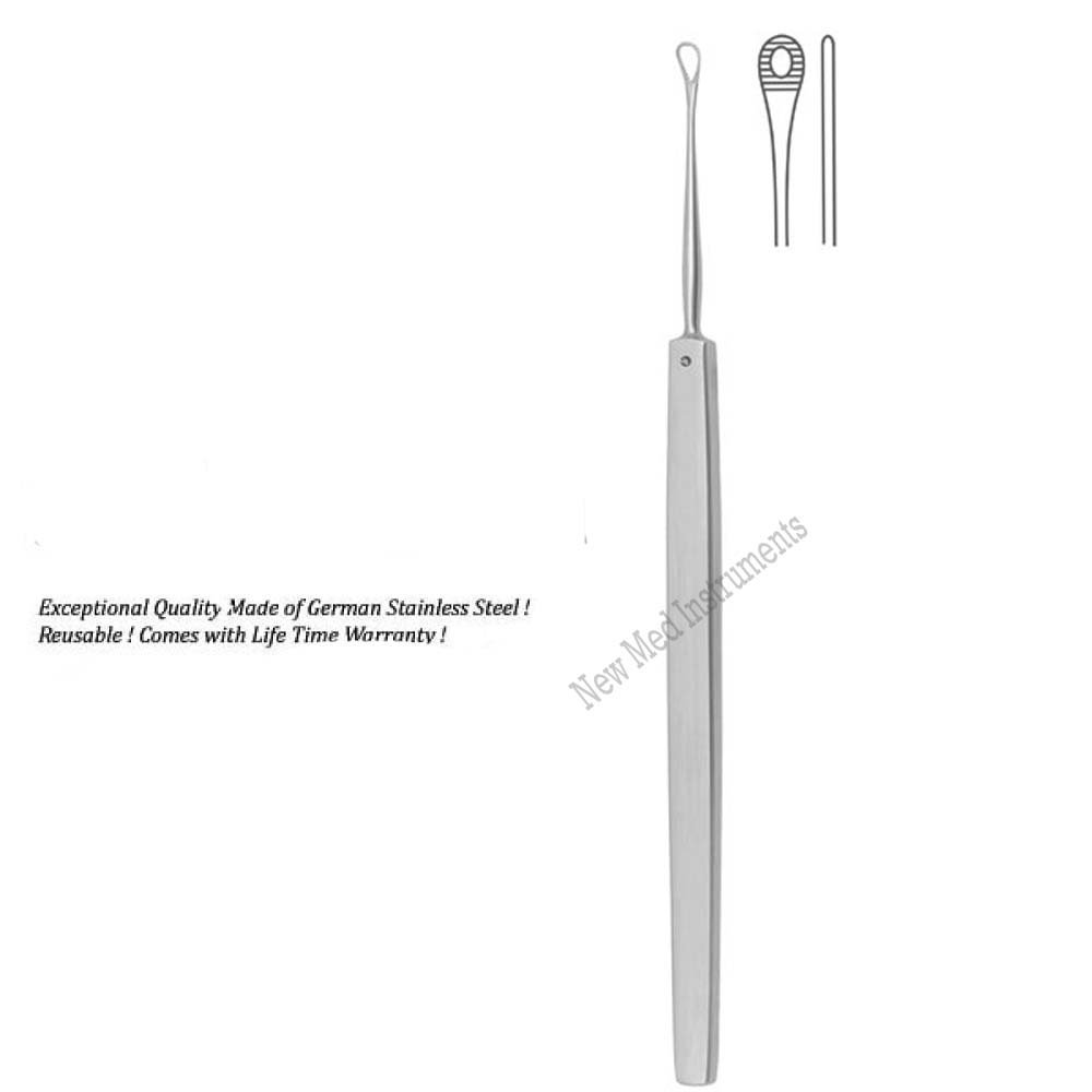 Shapleigh Ear Curette  15 cm - 6 inches, Stainless Steel