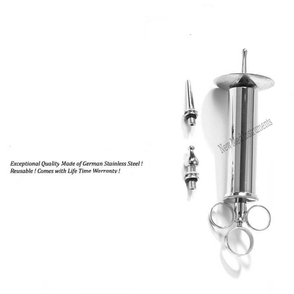 Automatic Metal Ear Syringes, Stainless Steel