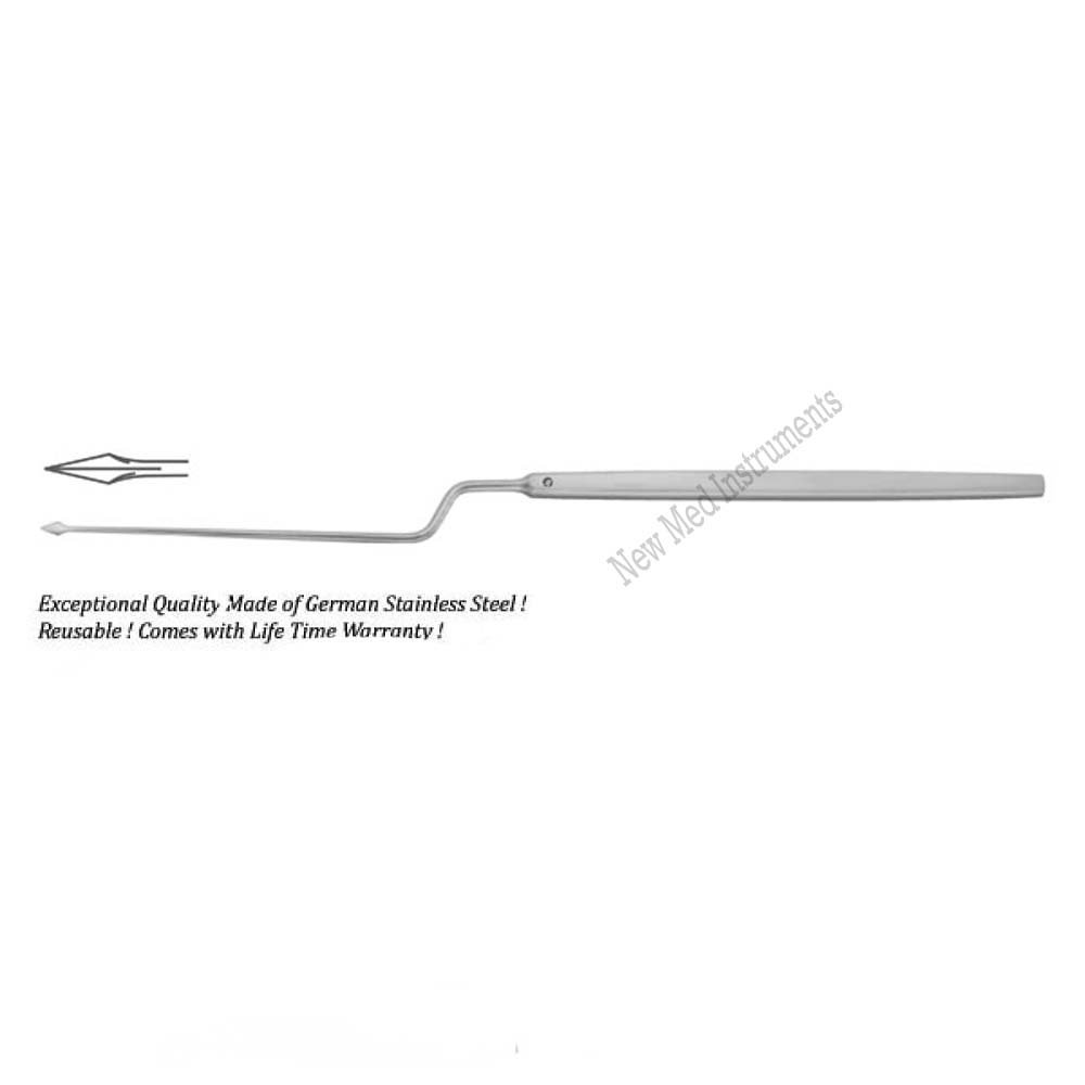 Lucae Tympanum Needle 17.5 cm - 7 Inches, Stainless Steel (Reusable)