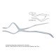 Rowe Maxillary Disimpaction Forceps 23cm Length