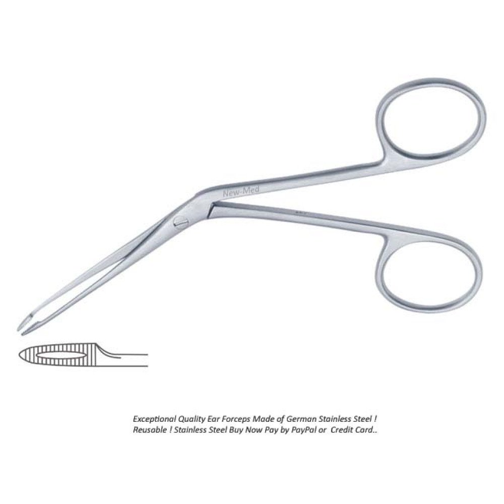 Hartmann Ear Polypus Forcep Regular Model, 14 cm (5 ½”)