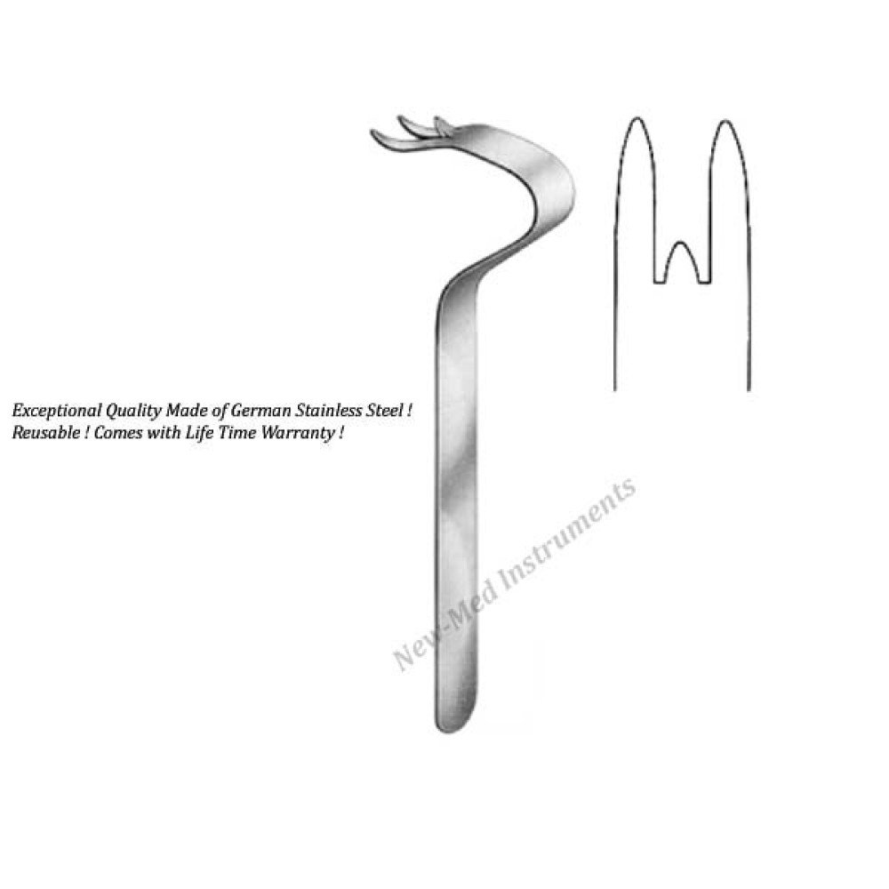 Obwegeser Chin Retractor, Stainless Steel 16cm