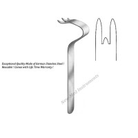 Obwegeser Chin Retractor, Stainless Steel 16cm