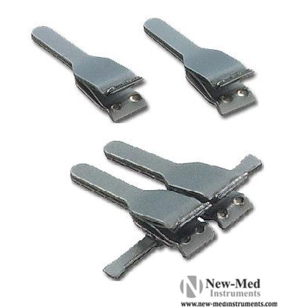 Micro Vessel Clamps, Stainless Steel, Vascular Surgery Clips, 11.3mm Length,