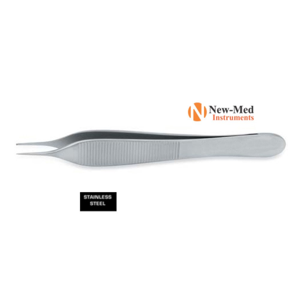 Micro Adson Fixation Forceps, 12cm, 0.3mm tips, 1x2 Micro Teeth