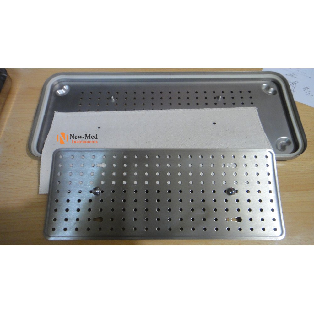 Stainless Steel Sterilizing Tray / Box For Surgical Instruments