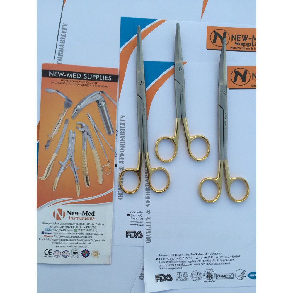 Gorney-Freeman Face Lift Scissors - Serrated Tungsten carbide