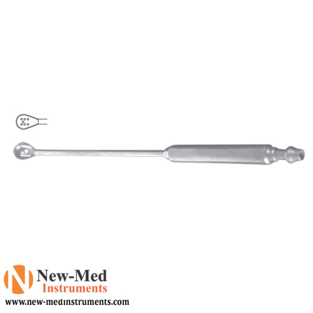 Rheinstaedter Uterine Flushing Curette, Sharp, Stainless Steel,