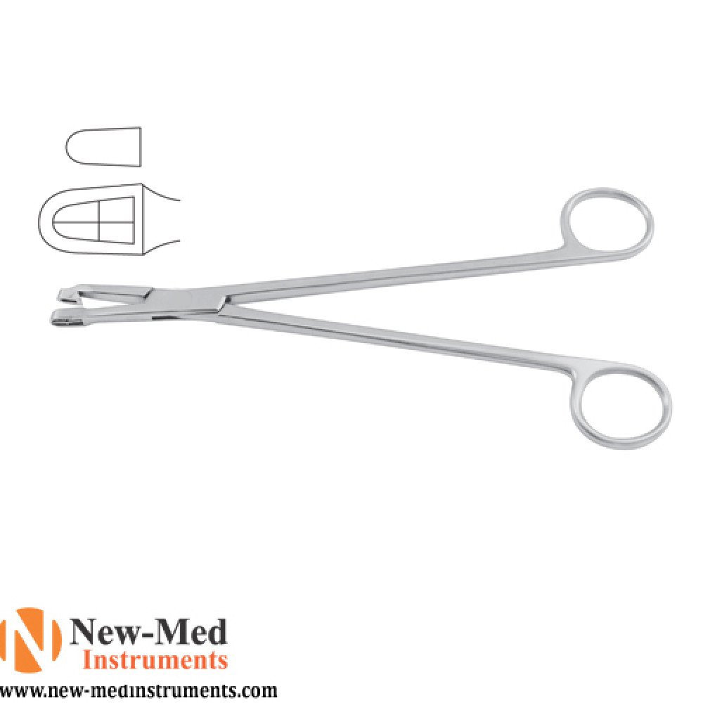 Schubert Biopsy Forceps, Stainless Steel, 28 cm, Bite Size 4.8 mm