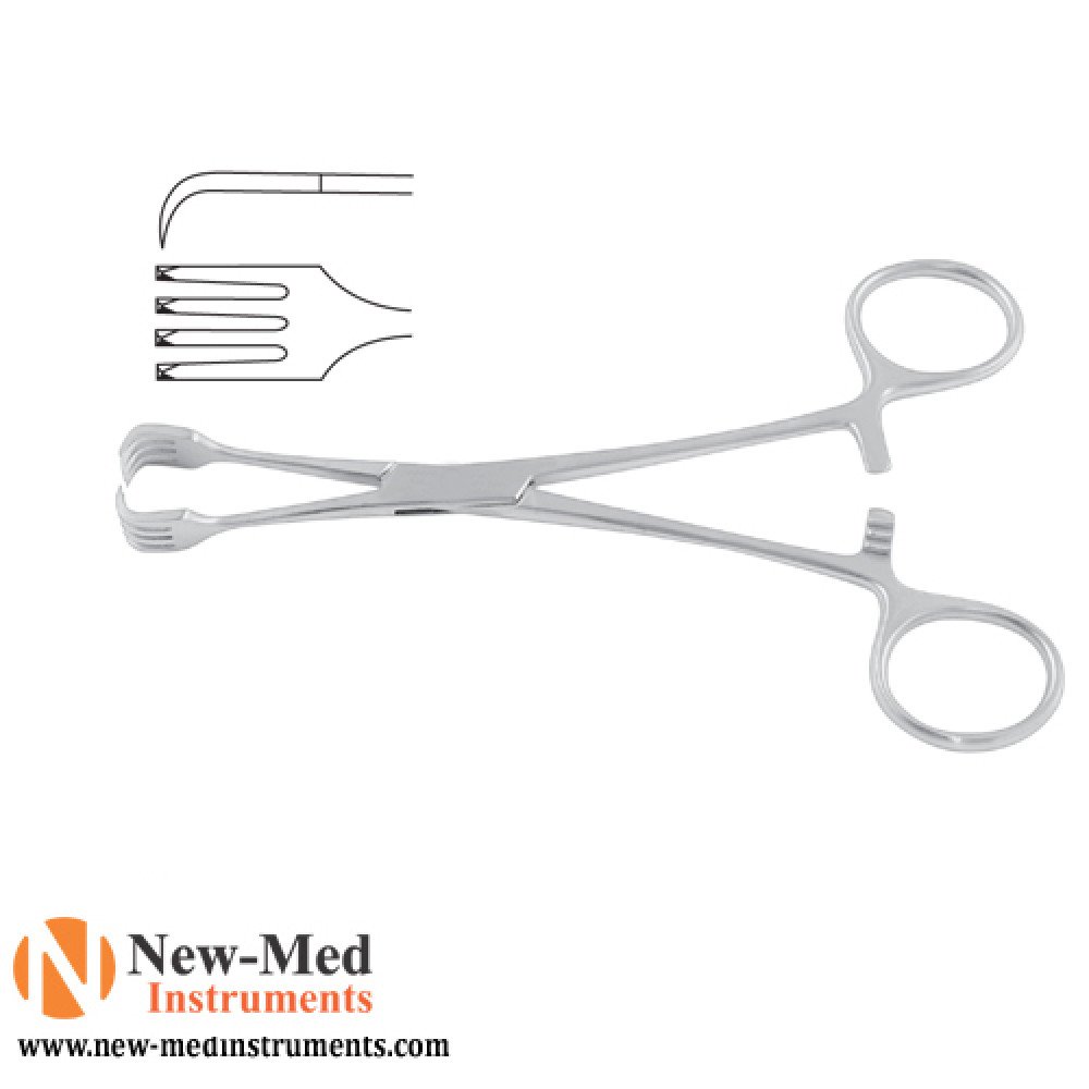 Braun Tenaculum Forceps, 16cm, Stainless Steel,