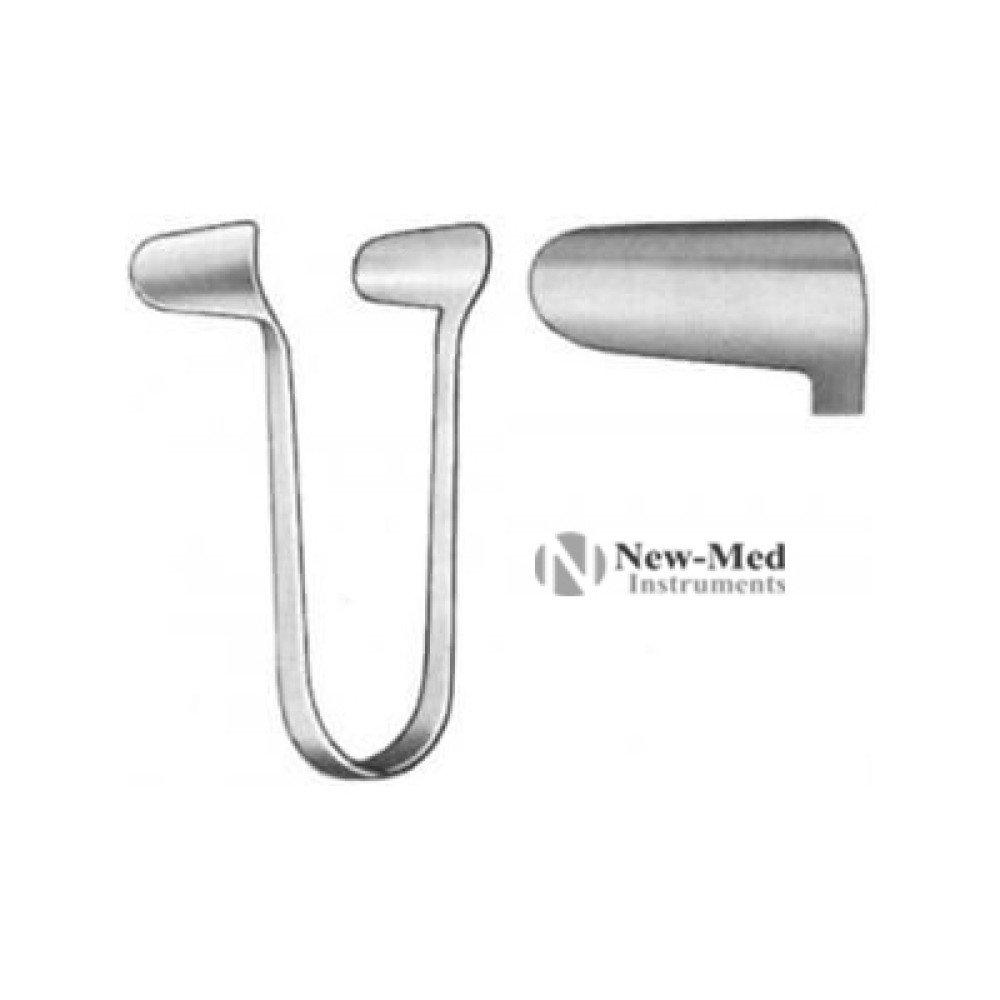 Thudichum (Goldsmith) nasal speculum, self retaining diameter 6.5cm long