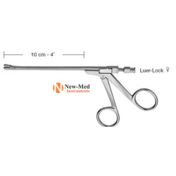 Grasping nasal forceps with suction