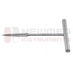 Punzón de hueso, recto, mango en T Punzón de hueso, recto, mango en T