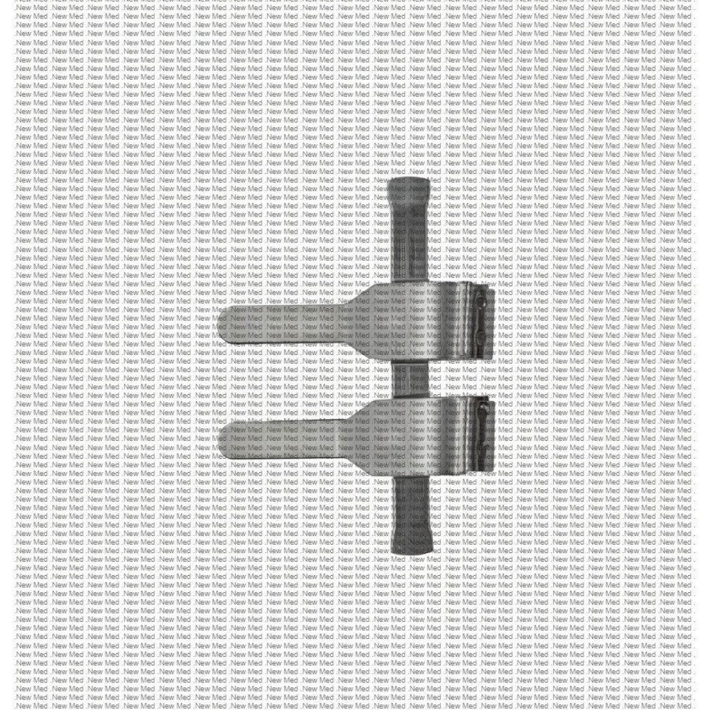 ABB-22A Double Clamp Matte Finish Thick Walled Arteries