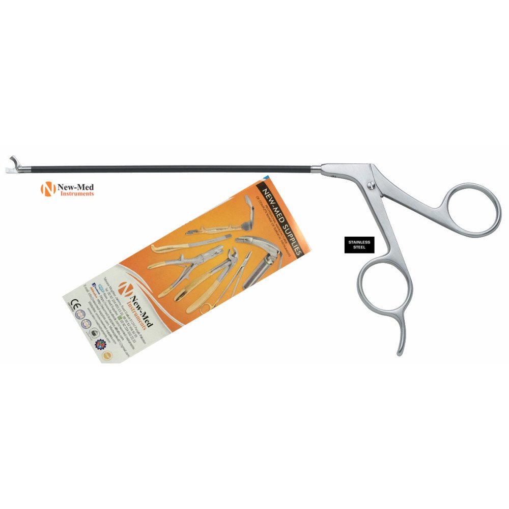 Daniel Endoscopic Forehead Hook Scissors, Straight, Curved Blade, 6" 15 cm